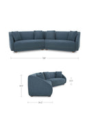 Hospitality furniture - Contemporary Modular 2-Piece Sofa - www.oroatrade.com