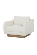 Wooden Base Lounge Chair | Novi Living Keane | Oroa.com