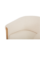 White Tub-Style Accent Chair | Novi Living Jones | Oroa.com