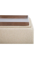 Square Tray Storage Ottoman | Novi Living Montana