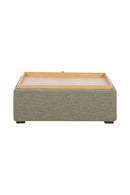 Square Tray Storage Ottoman | Novi Living Montana | Oroa.com
