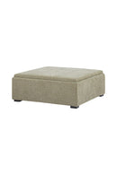 Square Tray Storage Ottoman | Novi Living Montana | Oroa.com