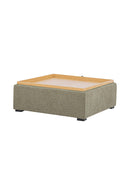 Square Tray Storage Ottoman | Novi Living Montana | Oroa.com
