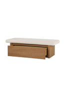 Chenille Storage Bench | Novi Living Gemma | Oroa.com