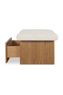 Chenille Storage Bench | Novi Living Gemma