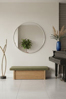 Chenille Storage Bench | Novi Living Gemma