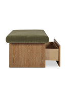 Chenille Storage Bench | Novi Living Gemma