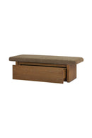 Chenille Storage Bench | Novi Living Gemma