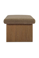 Chenille Storage Bench | Novi Living Gemma