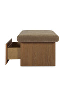 Chenille Storage Bench | Novi Living Gemma