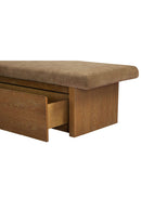 Chenille Storage Bench | Novi Living Gemma