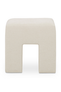Linen Blend Square Stool | Novi Living Aidy | Oroatrade.com