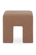 Linen Blend Square Stool | Novi Living Aidy | Oroatrade.com