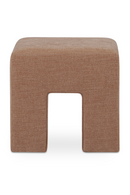 Linen Blend Square Stool | Novi Living Aidy | Oroatrade.com