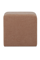 Linen Blend Square Stool | Novi Living Aidy | Oroatrade.com
