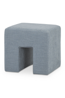 Linen Blend Square Stool | Novi Living Aidy | Oroatrade.com