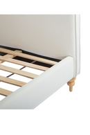 Wavy Design Cream Bed | Novi Living Jacqueline | Oroatrade.com