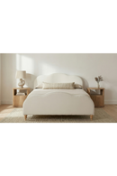 Wavy Design Cream Bed | Novi Living Jacqueline | Oroatrade.com