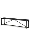 Black Pine Wood Bench | Novi Living Sierra | Oroa.com