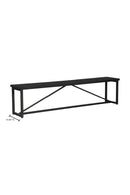 Black Pine Wood Bench | Novi Living Sierra | Oroa.com