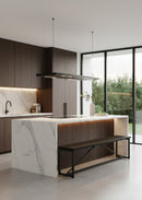 Black Pine Wood Bench | Novi Living Sierra | Oroa.com