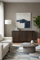 Contract furniture - Matte Pine 3-Door Sideboard - www.oroatrade.com