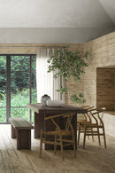 Contract furniture - Matte Pine Dining Table - www.oroatrade.com