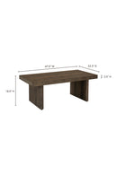 Contract furniture - Matte Pine Coffee Table - www.oroatrade.com