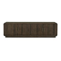 Rustic Pine 4-Door Media Cabinet | Novi Living Monterey | Oroa.com