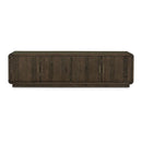 Rustic Pine 4-Door Media Cabinet | Novi Living Monterey | Oroa.com