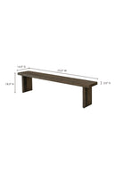 Contract furniture - Mate Pine Dining Bench - www.oroatrade.com
