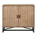 Modern or European furniture - Slatted Pine 2-Door Cabinet - link to oroa.com