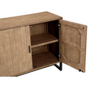 Modern or European furniture - Slatted Pine 2-Door Cabinet - link to oroa.com
