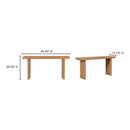 Rustic Pine Console Table | Novi Living Monterey | Oroa.com