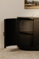 Contract furniture - Pine Wood 4-Door Sideboard - www.oroatrade.com