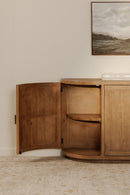 Contract furniture - Pine Wood 4-Door Sideboard - www.oroatrade.com
