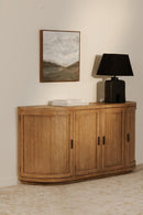 Contract furniture - Pine Wood 4-Door Sideboard - www.oroatrade.com
