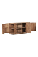 Contract furniture - Pine Wood 4-Door Sideboard - www.oroatrade.com