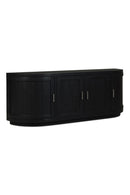 Contract furniture - Pine Wood 4-Door Media Cabinet - www.oroatrade.com