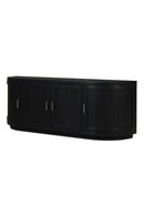 Contract furniture - Pine Wood 4-Door Media Cabinet - www.oroatrade.com