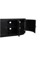 Contract furniture - Pine Wood 4-Door Media Cabinet - www.oroatrade.com