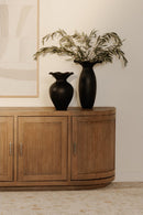 Contract furniture - Pine Wood 4-Door Media Cabinet - www.oroatrade.com