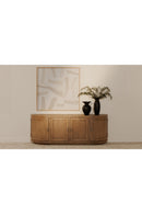 Contract furniture - Pine Wood 4-Door Media Cabinet - www.oroatrade.com