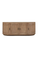 Contract furniture - Pine Wood 4-Door Media Cabinet - www.oroatrade.com