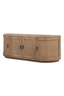 Contract furniture - Pine Wood 4-Door Media Cabinet - www.oroatrade.com