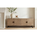 Pine Wood 4-Door Media Unit | Novi Living Sierra