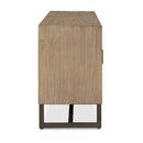 Pine Wood 4-Door Media Unit | Novi Living Sierra