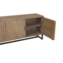Pine Wood 4-Door Media Unit | Novi Living Sierra
