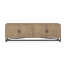 Pine Wood 4-Door Media Unit | Novi Living Sierra