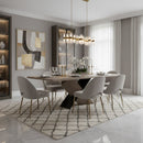 Contract furniture - White Waxed Oak Dining Table - www.oroatrade.com